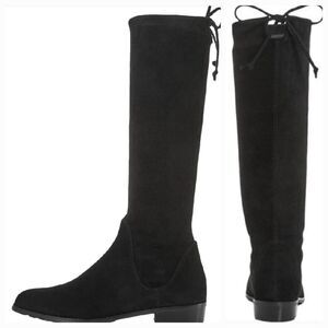 Stuart Weitzman Women’s Black Suede  Mid Calf Boots Size 41